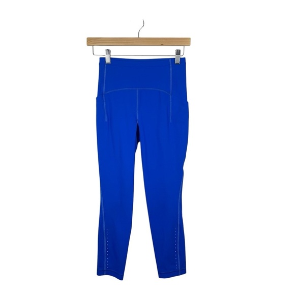 NWOT Lululemon Swift Speed High-Rise Crop 23" Blazer Blue Tone Size 4 - Picture 9 of 14